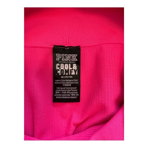 Victoria Secret PINK 'Cool & Comfy Leggings' - Neon Pink - Size Medium - Picture 5 of 11